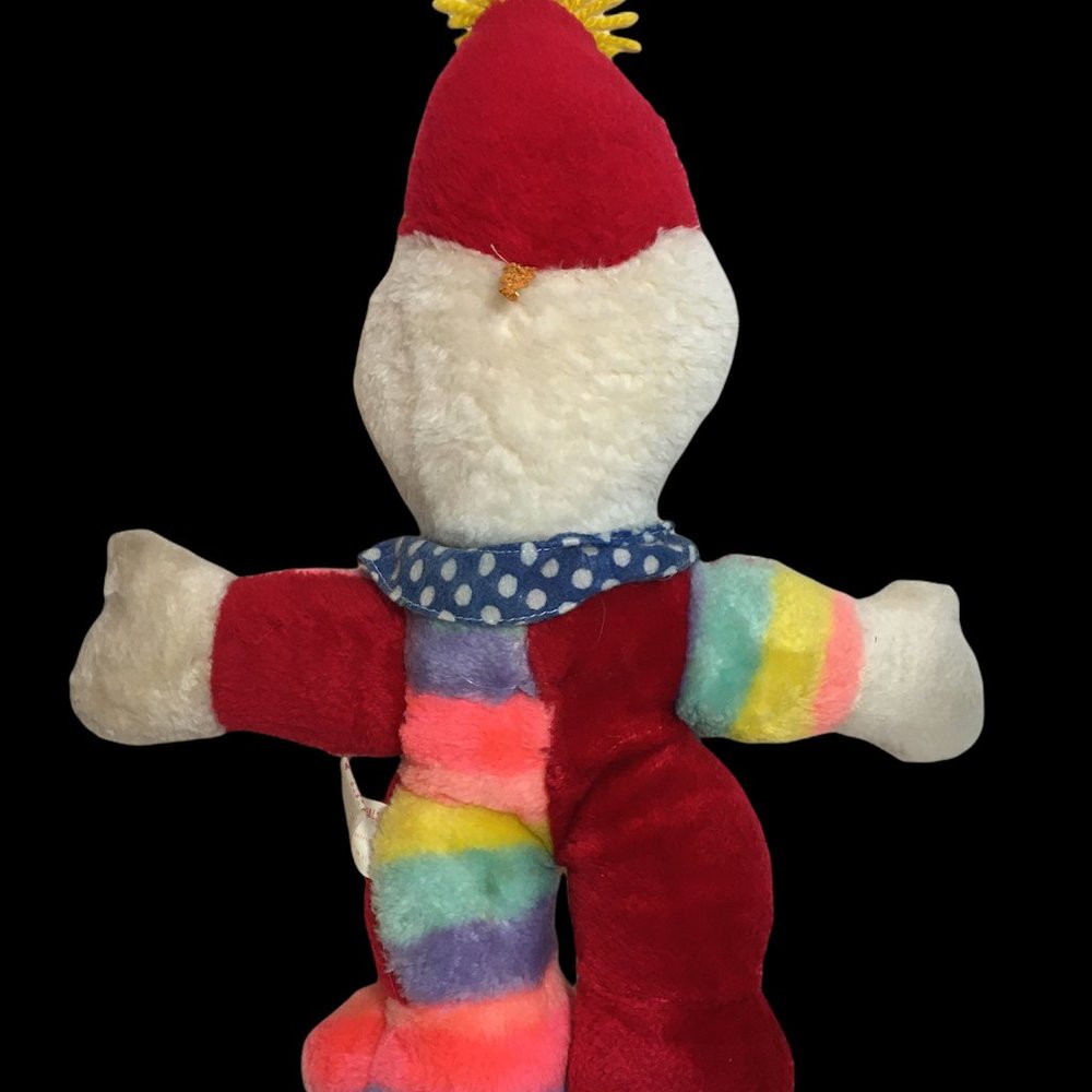 RARE Vintage Shalom Circus Clown Plush Doll 14in. - Picture 4 of 8